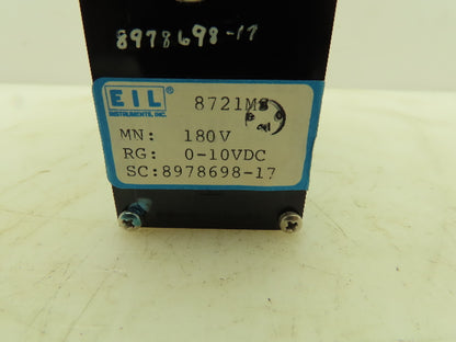 General Electric 8721MS 180 Series Switchboard Edgewise Voltage Meter 0-600VAC