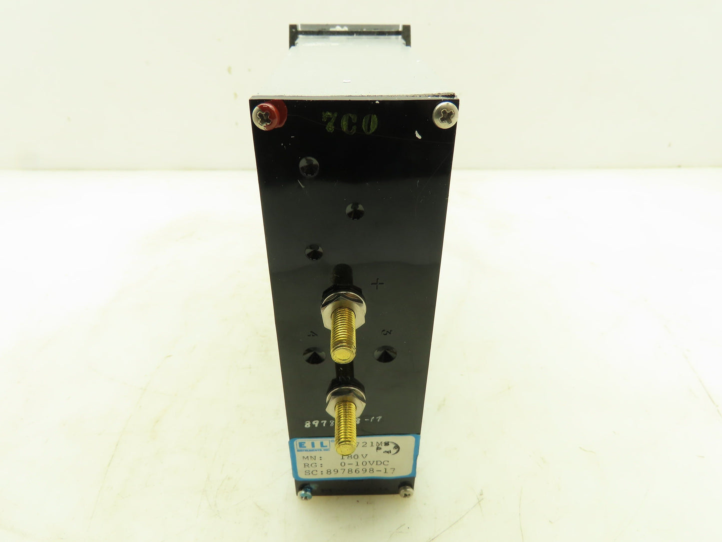 General Electric 8721MS 180 Series Switchboard Edgewise Voltage Meter 0-600VAC