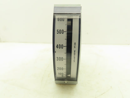 General Electric 8721MS 180 Series Switchboard Edgewise Voltage Meter 0-600VAC