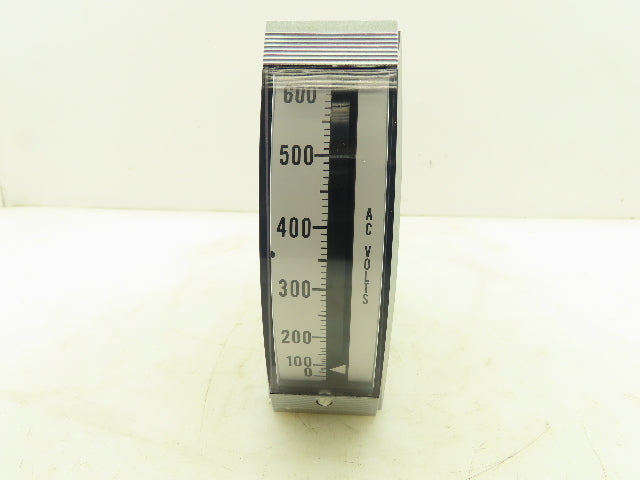 General Electric 8721MS 180 Series Switchboard Edgewise Voltage Meter 0-600VAC