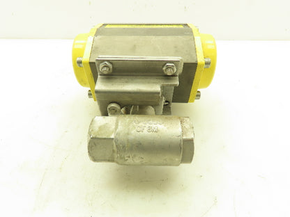Conbraco Compac Torque CTS-30 Pneumatic Actuator 3/4" NPT CF8M SS Ball Valve