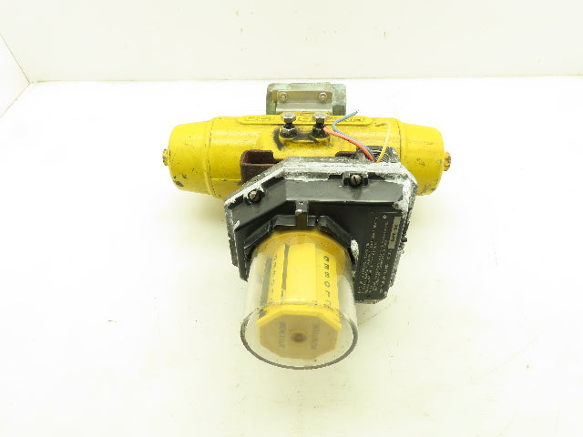 Hytork-130 Pneumatic Actuator 1-1/2" Ball Valve Watchman Positioner FMYB-5120