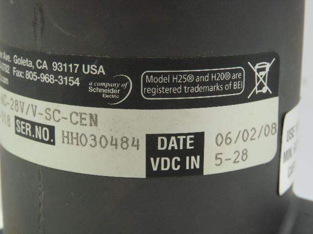 BEI Industrial 924-01059-018 H38D-1200-AC-28V/V-SC-CEN Optical Encoder