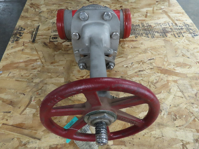 Ladish 8276-2114-40D Manual Wedge Gate Valve 4" Buttweld 150# CF8M SS 275 PSI