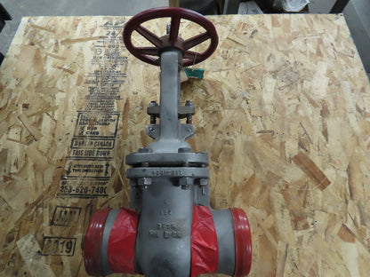Ladish 8276-2114-40D Manual Wedge Gate Valve 4" Buttweld 150# CF8M SS 275 PSI