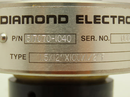 Diamond Electronics 517070-1040 Lens Tube Type 1.5 x 12 x 100 x 1/2F Stainless