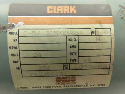Clark C-561325X8965A Power Steering Motor /Pump #NP300D 30 24V Electric Forklift