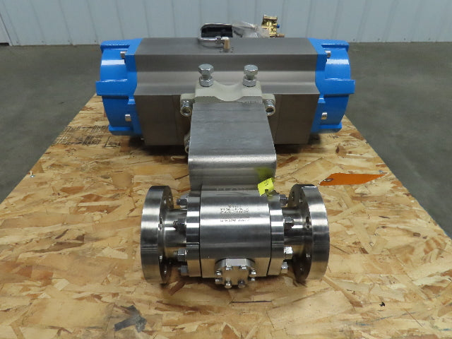PBM PAVCL253S-0270 Pneumatic Actuator 2" Sanitary Ball Valve AccuTrak Positioner