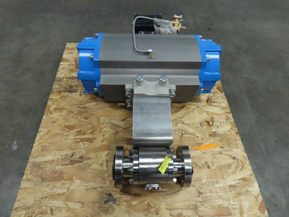 PBM PAVCL253S-0270 Pneumatic Actuator 2" Sanitary Ball Valve AccuTrak Positioner