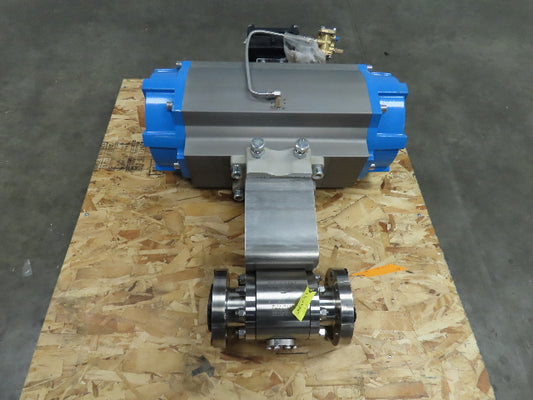 PBM PAVCL253S-0270 Pneumatic Actuator 2" Sanitary Ball Valve AccuTrak Positioner