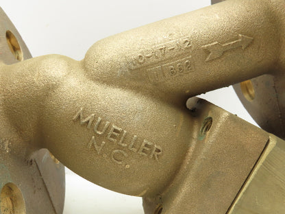 Mueller 1200B Brass Bronze WYE Y Strainer 1-1/2" Flanged Class 300#