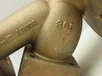 Mueller 1200B Brass Bronze WYE Y Strainer 1-1/2" Flanged Class 300#