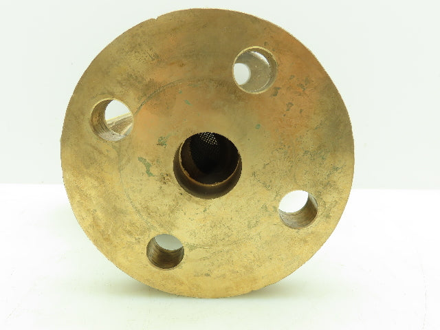 Mueller 1200B Brass Bronze WYE Y Strainer 1-1/2" Flanged Class 300#
