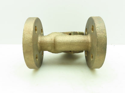 Mueller 1200B Brass Bronze WYE Y Strainer 1-1/2" Flanged Class 300#
