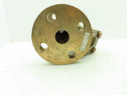 Mueller 1200B Brass Bronze WYE Y Strainer 1-1/2" Flanged Class 300#