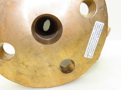 Mueller 1200B Brass Bronze WYE Y Strainer 1-1/2" Flanged Class 300#