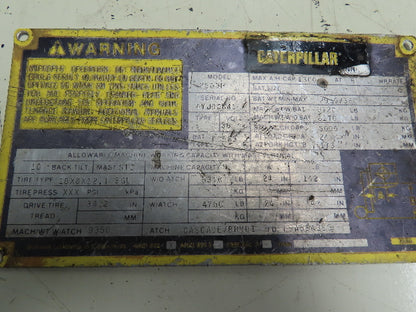 Caterpillar 913149 Electric Motor 36/48VDC W/Hydraulic Pump M50DP Forklift