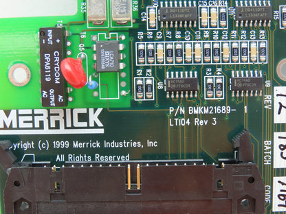 Merrick BMKM21689-1 Rev 3 LTI Board Circuit Board Card LT104 MC3