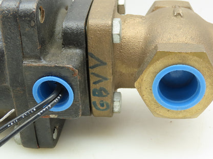 Magnatrol F29LR33 Bronze 2-Way Solenoid Control Globe Valve 3/4" NPT 200PSI 120V