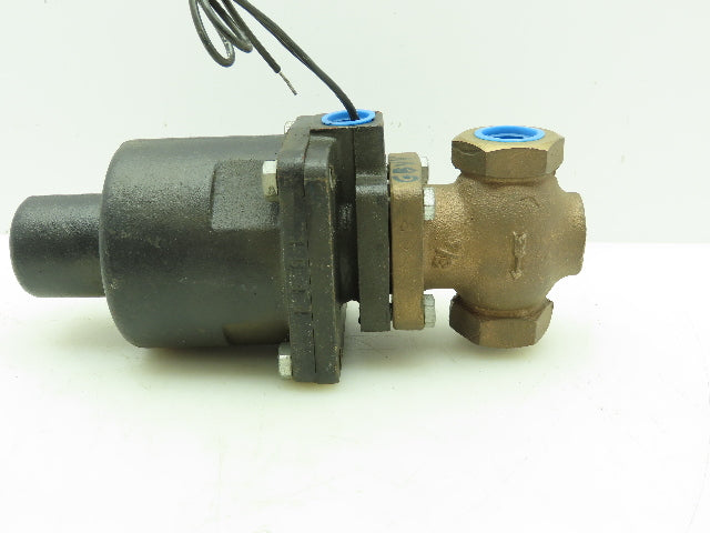 Magnatrol F29LR33 Bronze 2-Way Solenoid Control Globe Valve 3/4" NPT 200PSI 120V