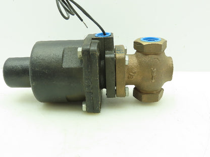 Magnatrol F29LR33 Bronze 2-Way Solenoid Control Globe Valve 3/4" NPT 200PSI 120V