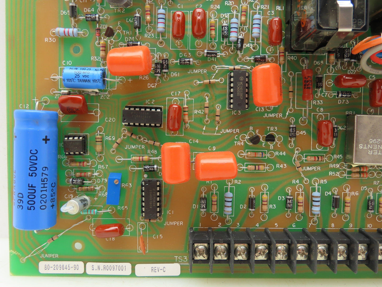 SCI 80-209645-90 Rev C Control Board PLC Circuit Controller