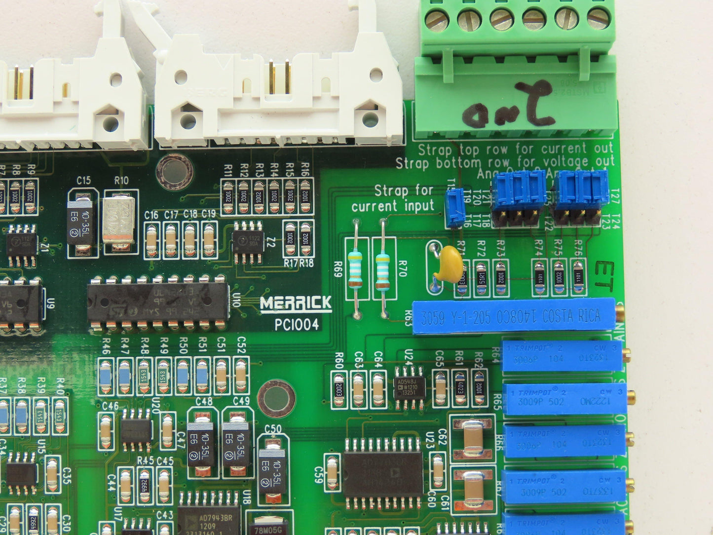 Merrick BMKM21735-1 Ver 4 Control Board PC1004 PCIO I/O Panel