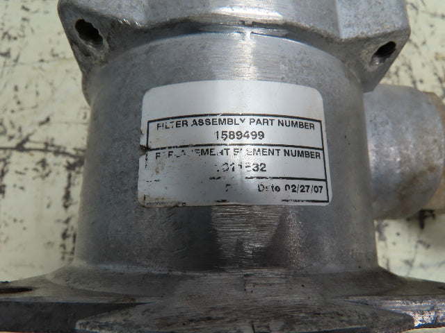 Hyster E50Z-33 48 volt Electric Forklift Hydraulic Filter Assembly 1589499