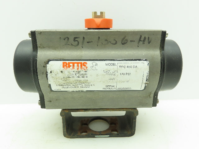 Bettis RPC-450-DA Pneumatic Valve Actuator 120 PSI Direct Acting