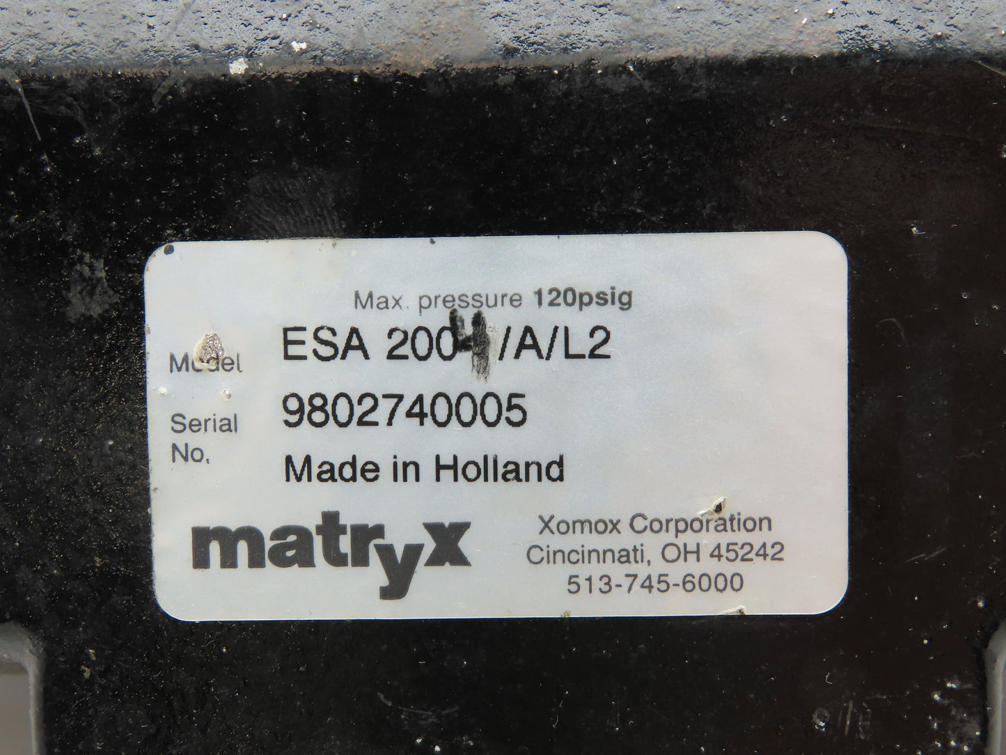 Fisher Controls ESA-2004/A/L2 Posi-Seal Pneumatic Valve Actuator 120 PSI