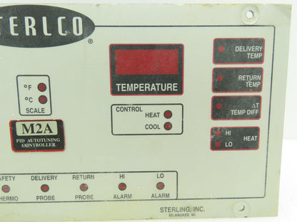 Sterlco M2A Temperature Control System Interface