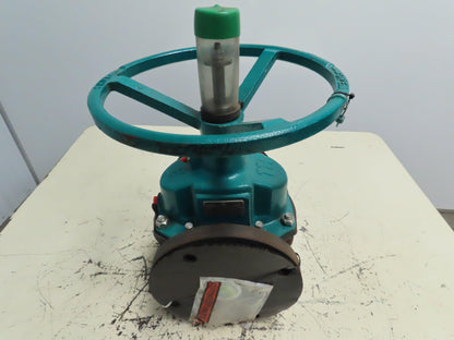 TRU-TECH 4AAAJ-CA-M-2 TRU-FLOW Rubber Diaphragm Manual Valve 4" Flanged 150 PSI