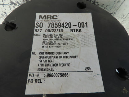 TRU-TECH 4AAAJ-CA-M-2 TRU-FLOW Rubber Diaphragm Manual Valve 4" Flanged 150 PSI