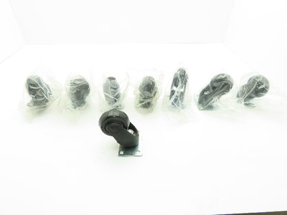 Manufacturers Supply 75MM Schioppa Swivel Caster 3 x 1-1/4" Wheel Lot of 8