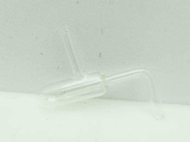 Glass Steam Trap 1" x 3" Cylinder 1/4" Tube ID Inlet  LOT OF 4