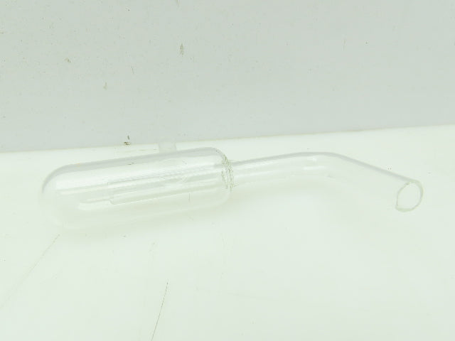 Glass Steam Trap 1" x 3" Cylinder 1/4" Tube ID Inlet  LOT OF 4