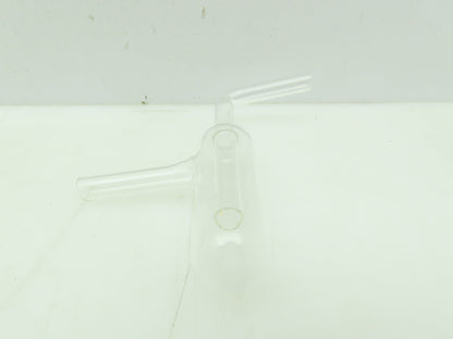 Glass Steam Trap 1" x 3" Cylinder 1/4" Tube ID Inlet  LOT OF 4