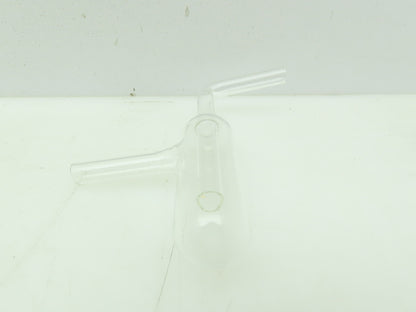 Glass Steam Trap 1" x 3" Cylinder 1/4" Tube ID Inlet  LOT OF 4