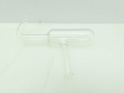 Glass Steam Trap 1" x 3" Cylinder 1/4" Tube ID Inlet  LOT OF 4