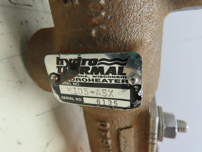 Hydro Thermal M105-ASX Hydroheater 1x1x3/8" Fisher 667 Sz 30 Diaphragm Actuator