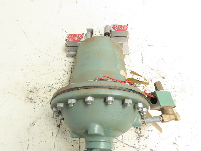 ITT Grinnell Pneumatic Diaphragm Actuator Valve 1-1/2" CF8 Stainless Butt Weld