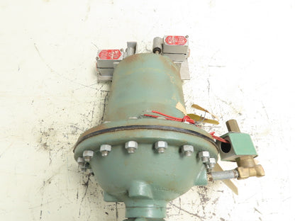 ITT Grinnell Pneumatic Diaphragm Actuator Valve 1-1/2" CF8 Stainless Butt Weld