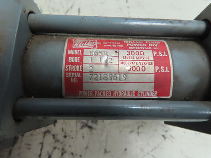 Edwin Elliot 7K22XXCMH Pneumatic Cylinder Actuator Valve 1-1/2"NPT 2" Stroke