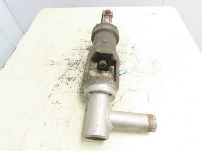 Edwin Elliot 7K22XXCMH Pneumatic Cylinder Actuator Valve 1-1/2"NPT 2" Stroke