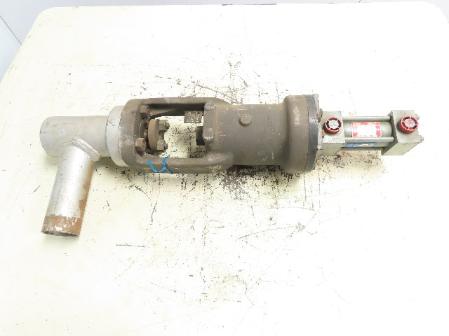 Edwin Elliot 7K22XXCMH Pneumatic Cylinder Actuator Valve 1-1/2"NPT 2" Stroke