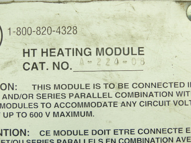 Thermon A-224-08 HT Hopper Heating Module Heater Plate 47 Ohms 12"x27.5"