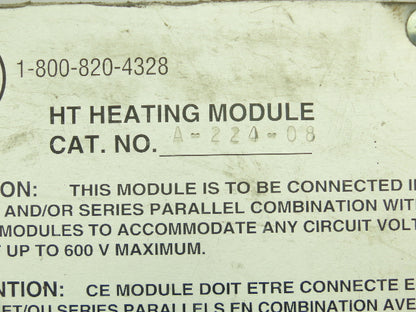 Thermon A-224-08 HT Hopper Heating Module Heater Plate 47 Ohms 12"x27.5"