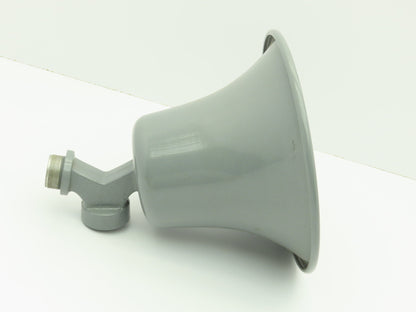 Atlas Soundolier Intercom PA Loudspeaker Paging Horn 10" Gray Aluminum