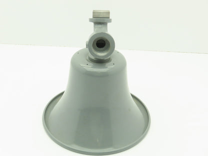 Atlas Soundolier Intercom PA Loudspeaker Paging Horn 10" Gray Aluminum