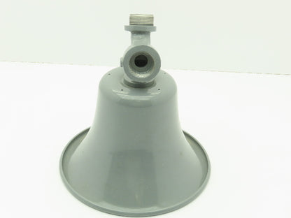 Atlas Soundolier Intercom PA Loudspeaker Paging Horn 10" Gray Aluminum